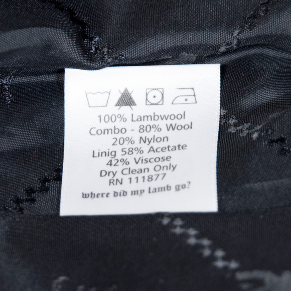 Orange, blue, green plaid wool L.A.M.B. jacket - Picture 4 of 7